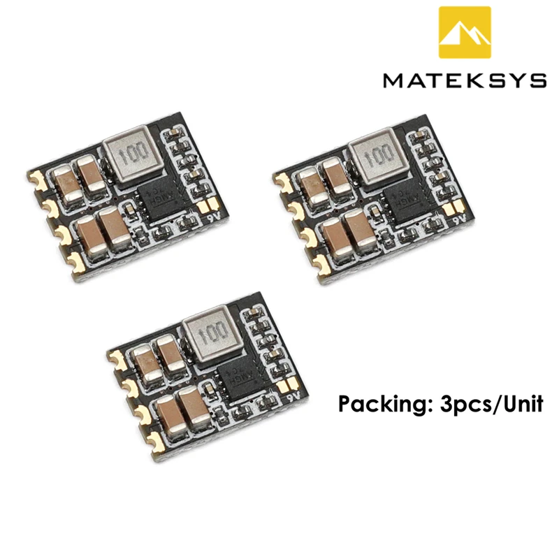 MATEK 10X14mm Micro BEC 6-30V To 5V/9V-ADJ Step-down Regulator for RC Models FPV Racing Drone Airplane DIY Replacement Parts