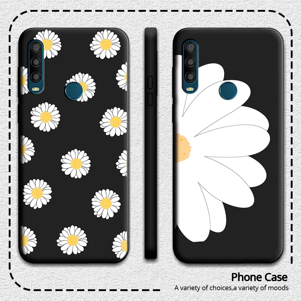 For Alcatel 3L 2020 2021 Case Floral Soft Silicone Couple Butterfly Phone Case For Alcatel 5030D 5030F New Fashion Protect Cover