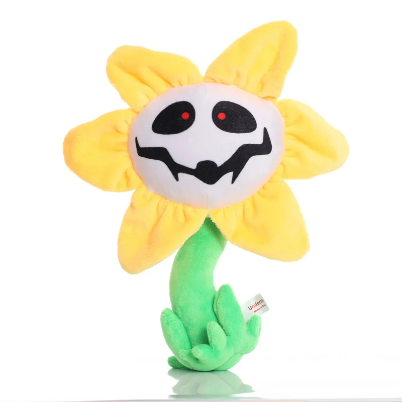 25cm Undertale Sunflower Plush Toy Stuffed Plant Doll Cartoon Mascot  Flowey Plushies Figurine Stuffed Sun Flower Kid Fans Gift