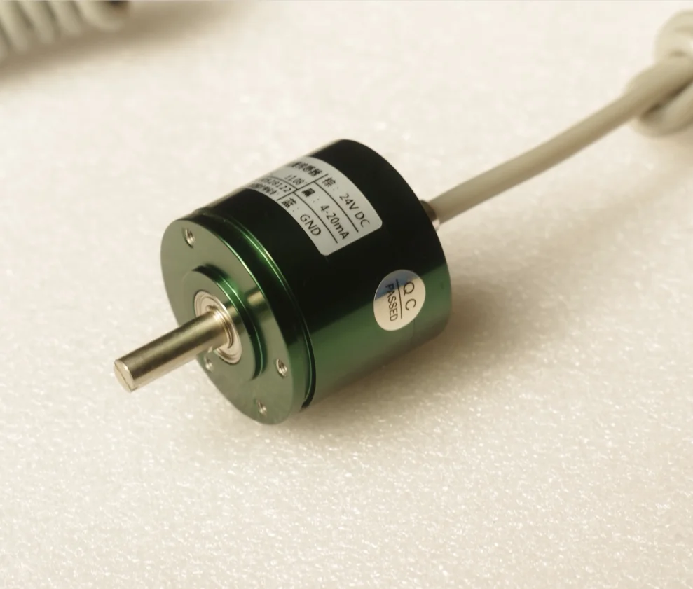 P3036 360° Non-contact Hall Angle Sensor 24VDC 0-10V/4-20mA Magnetic Encoder Analog Digital Output