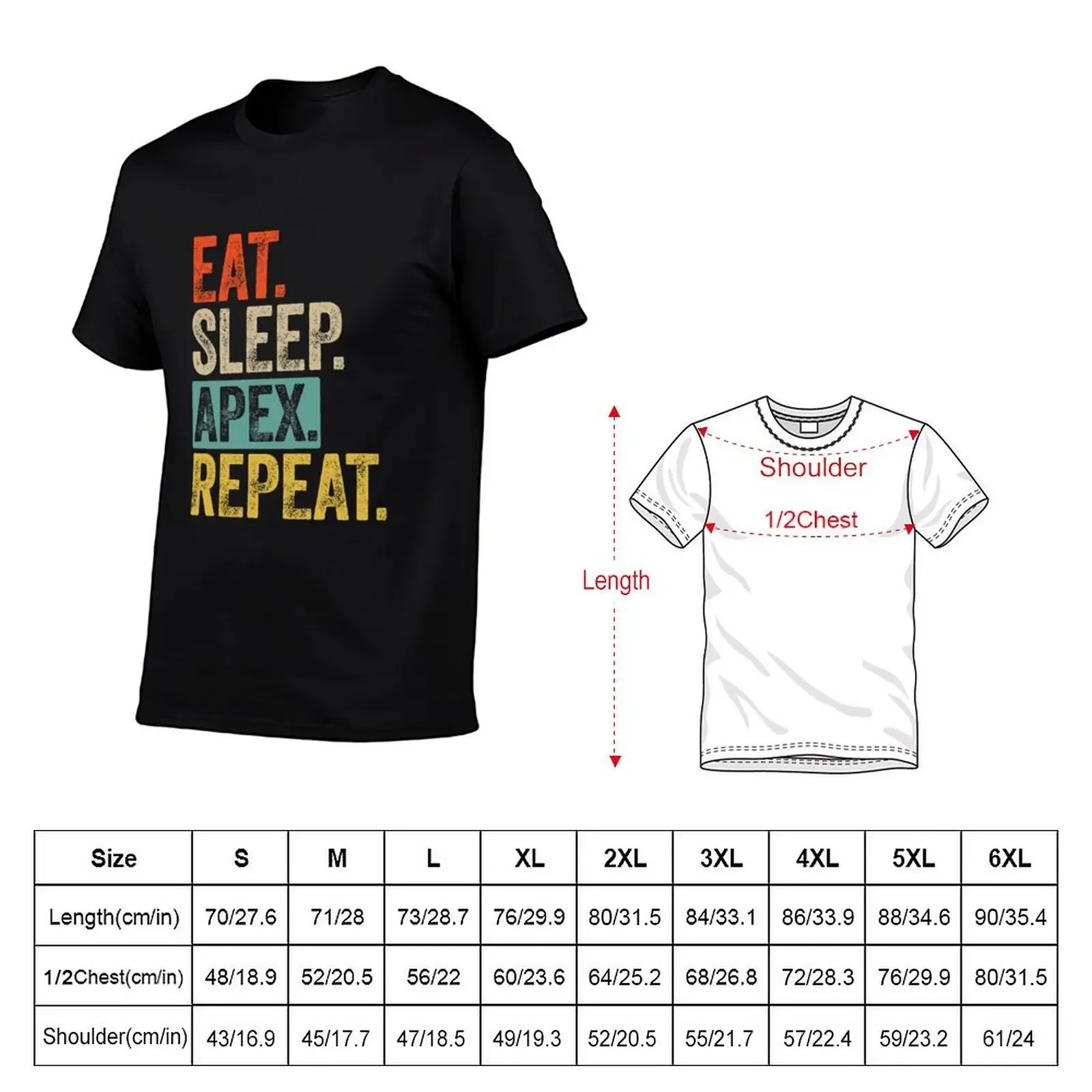 Eat sleep apex legends repeat retro vintage T-Shirt essential t shirt men clothings