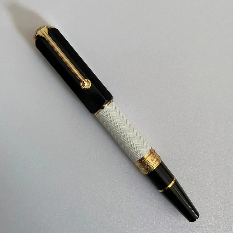 Imagem -03 - Lemon m5 Acrílico Pistão Fountain Pen Lâmina Padrão Panda Nib de Faca Longa Polido à Mão 14k 18k Nib Escrita Presente de Papelaria de Luxo