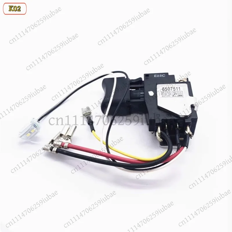 M 18V Power Switch for Makita 650751-1 DTD152 TD152D DTD152Z DTD152RME DTD152RFE XDT11 6507511 Cordless Tool Spare Parts