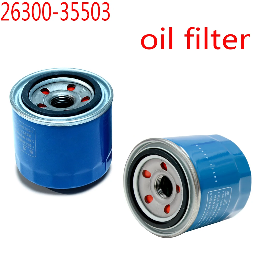 Car Engine Oil Filter is suitable for Hyundai for Kia OEM 26300-35503  High Quality  Paper Can Better Filter the Impuritie