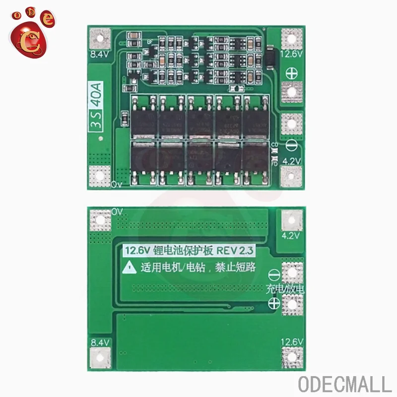 3S 4S 40A Li-ion Lithium Battery 18650 Charger PCB BMS Protection Board with Balance For Drill Motor 14.8V 16.8V Lipo Module