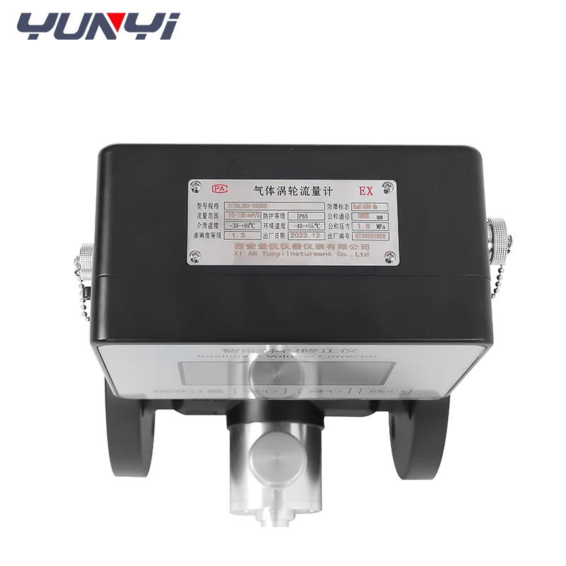 Anti Interference Gas Turbine Flow Meter Lpg Flowmeter Sensor Lwq Electronic Digital Igtm For N2 Butane