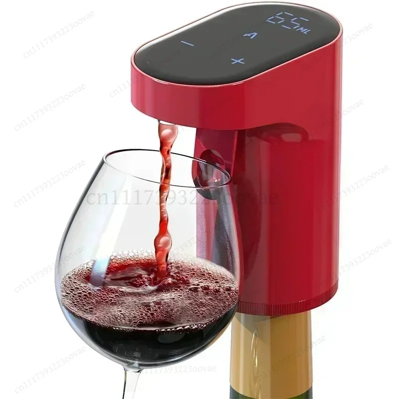 Automatic Non-Touch Electric Bottle Pump, Hands-Free Beverage & Alcohol Dispenser, USB Rechargeable Liquid Pourer for Bar Home