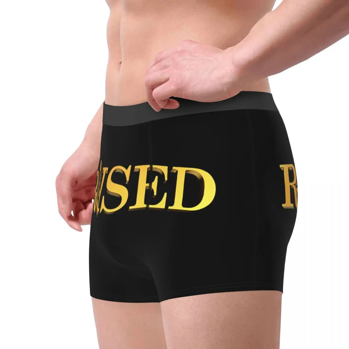 Humor Boxer Shorts Panties Briefs Men's Raised Square & Compass Masonic Freemason Underwear Soft Underpants for Male S-XXL