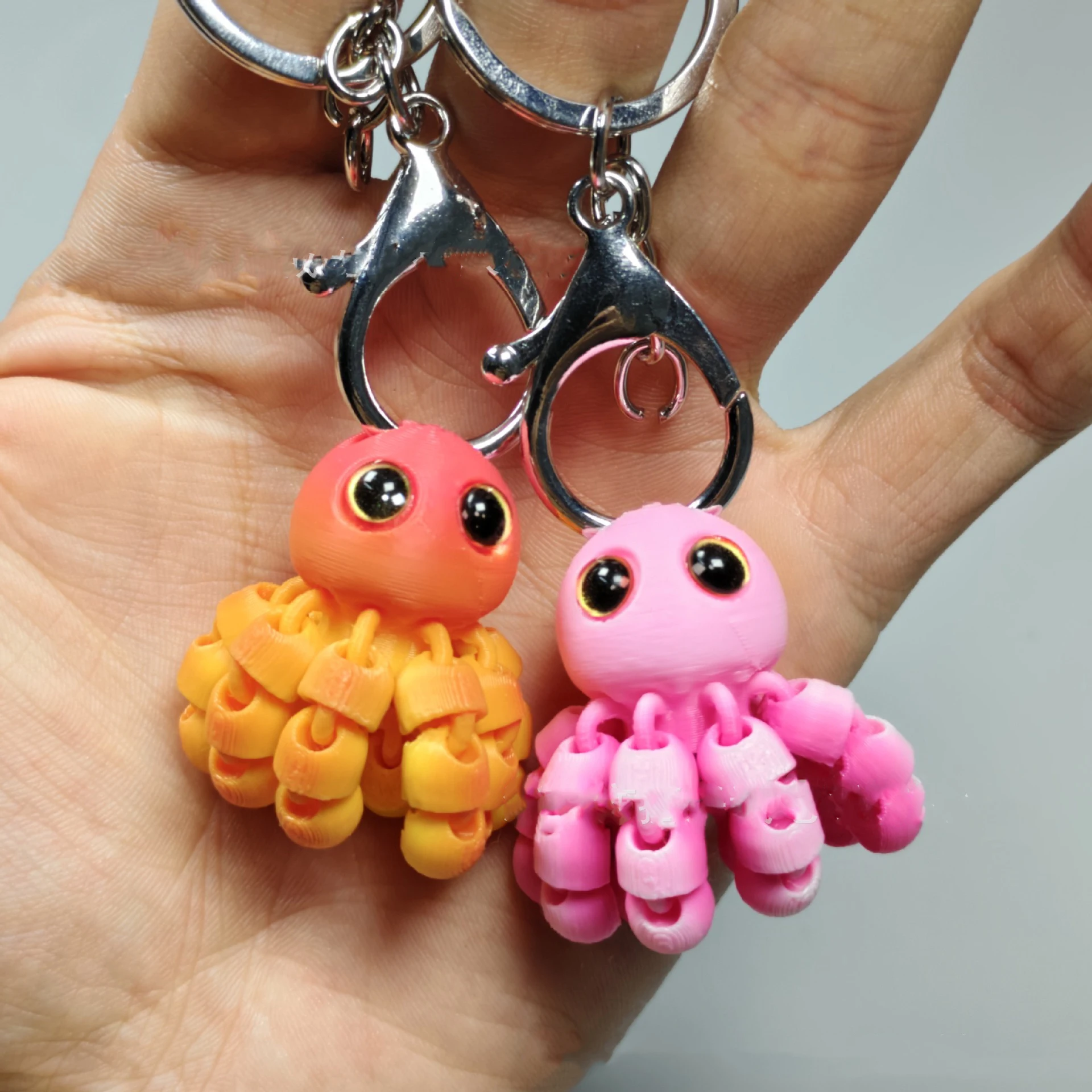 

Mini Octopus 3D Printing Cute Octopus Multi-Jointed Flexible Movable Model Kids Toys Decoration Car Schoolbag Keychain Pendant