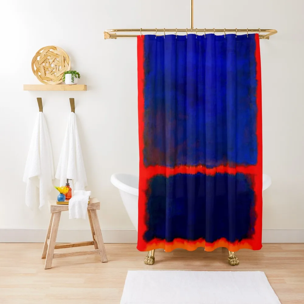

HD blue orange and red by MarkRothko- Mark Rothko Shower Curtain Bathroom Shower Shower Set Curtain
