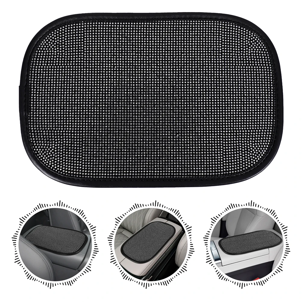 

Cushion Interior Armrest Box Protective Pad Auto Center Console Polyester Car Cover