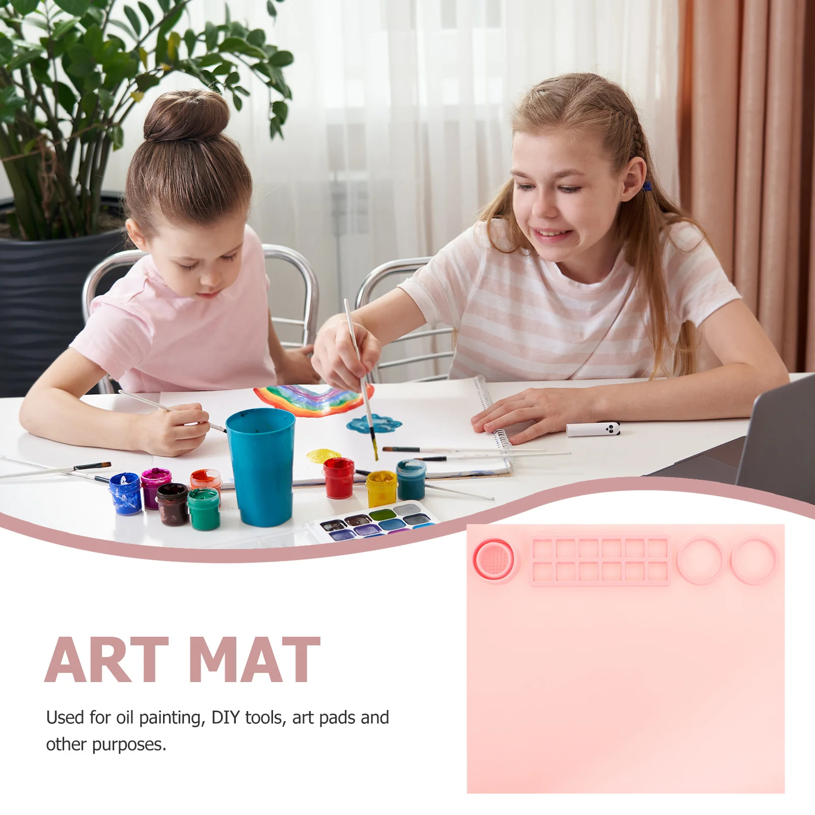 

Professional Silicone Drawing Mat Nonstick Craft Sheet Flexible Painting Board for DIY Art Multi Functional Silicone Mat