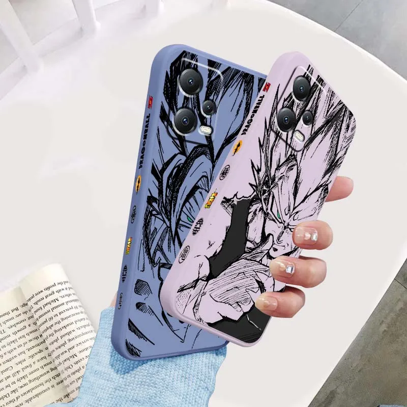

Dragon Ball Luxurious Art Phone Case For Xiaomi Redmi Note 14 13 13R 12 12R 11 11E 11T 11S Pro Plus 5G Liquid Left Rope