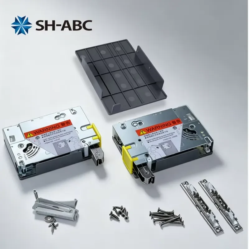 SH-ABC Free Stop Flap Door Support 5°-90° Adjustable Cabinet Lifting System with Tool-Free Assembly