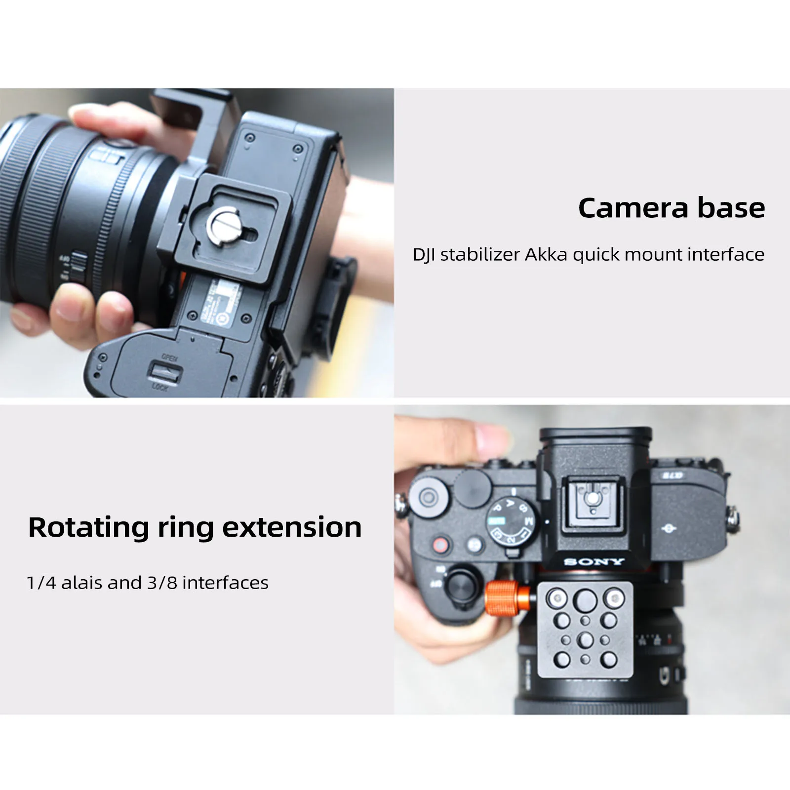 VRIG Lens Collar Tripod Mount Ring Support Bracket Holder for Sony E Mount W/ Arca Fit Quick Release Plate 1/4\