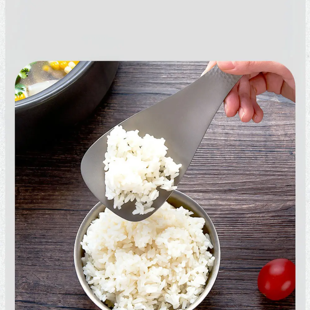 Ultra Light Titanium Soup Ladle For For Tiwalker Kitchen Cooking Utensil Durable Portable Tableware Household Dining Spoon
