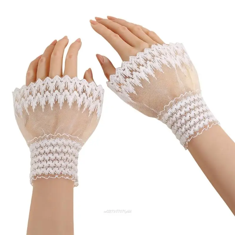 x5xa-繊細なアームプロテクターネイルスタイリング写真撮影用弾性袖口デザイン