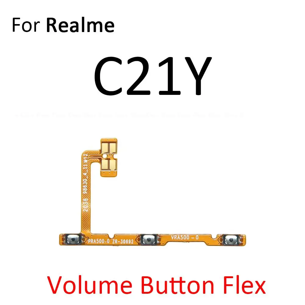 Switch Power ON OFF Key Mute Silent Volume Button Ribbon Flex Cable For OPPO Realme C21Y C25 C25s C25Y C30 C30s C31 C33 C35 C55