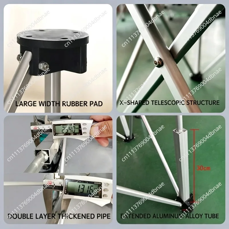 Folding Wood Working Table Plate Wood Glass Tile Cutting Portable Spider Leg Workbench With 6 Stand Legs