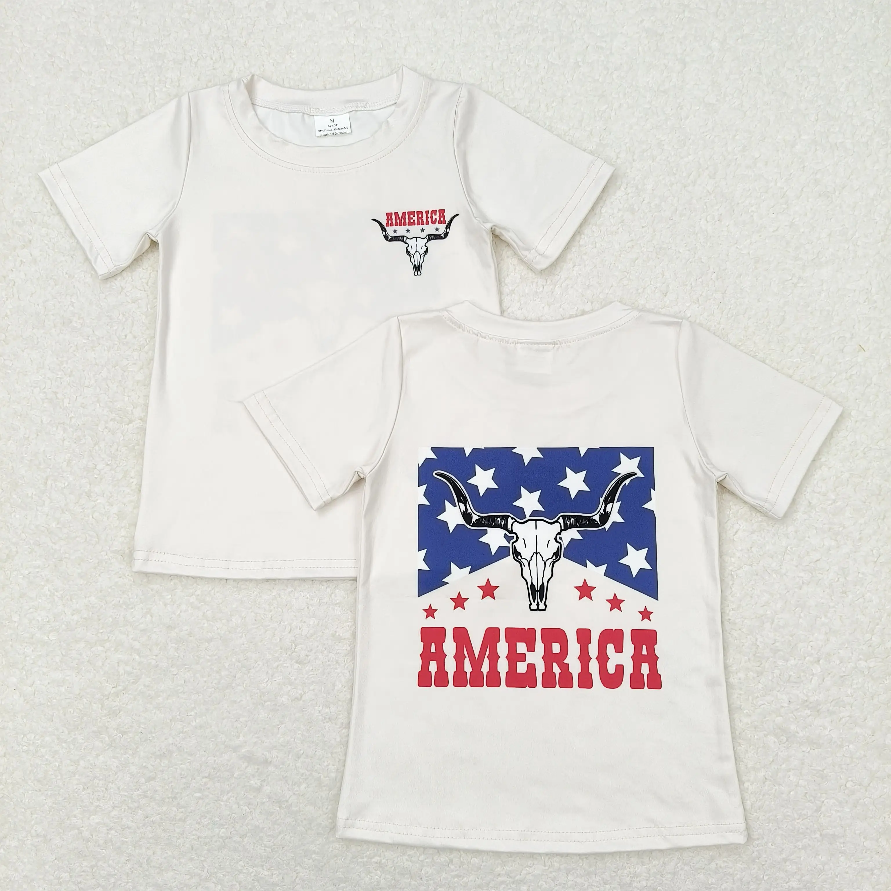 z828-04 LR2412 Wholesale baby romper Matching kids clothes boy National day short sleeve romper Boutique Children clothing
