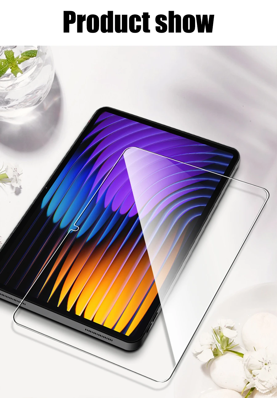 2 stücke Für Xiaomi Pad 7 Pro 11,2 6 6s Pro 12,4 Screen Protector Gehärtetem Glas Für Mi Pad 7 Pro 6 6s Schutz Film Zubehör – Detail 12