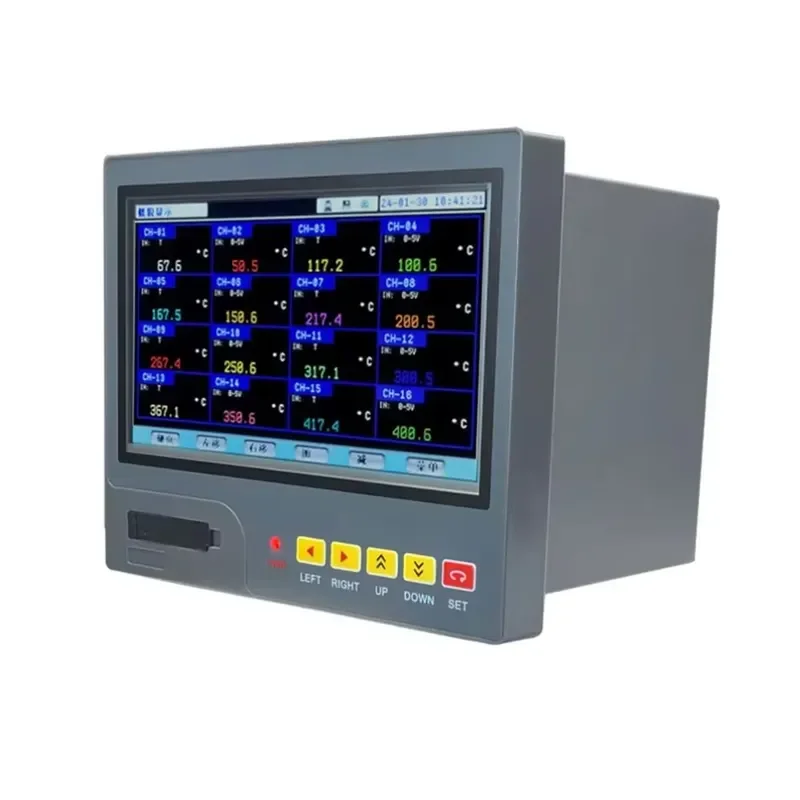 Novatech Global Smart Current Voltage Data Recorder 2/4/6/8/12/18 Channels Color Paperless Pressure with USB RS485