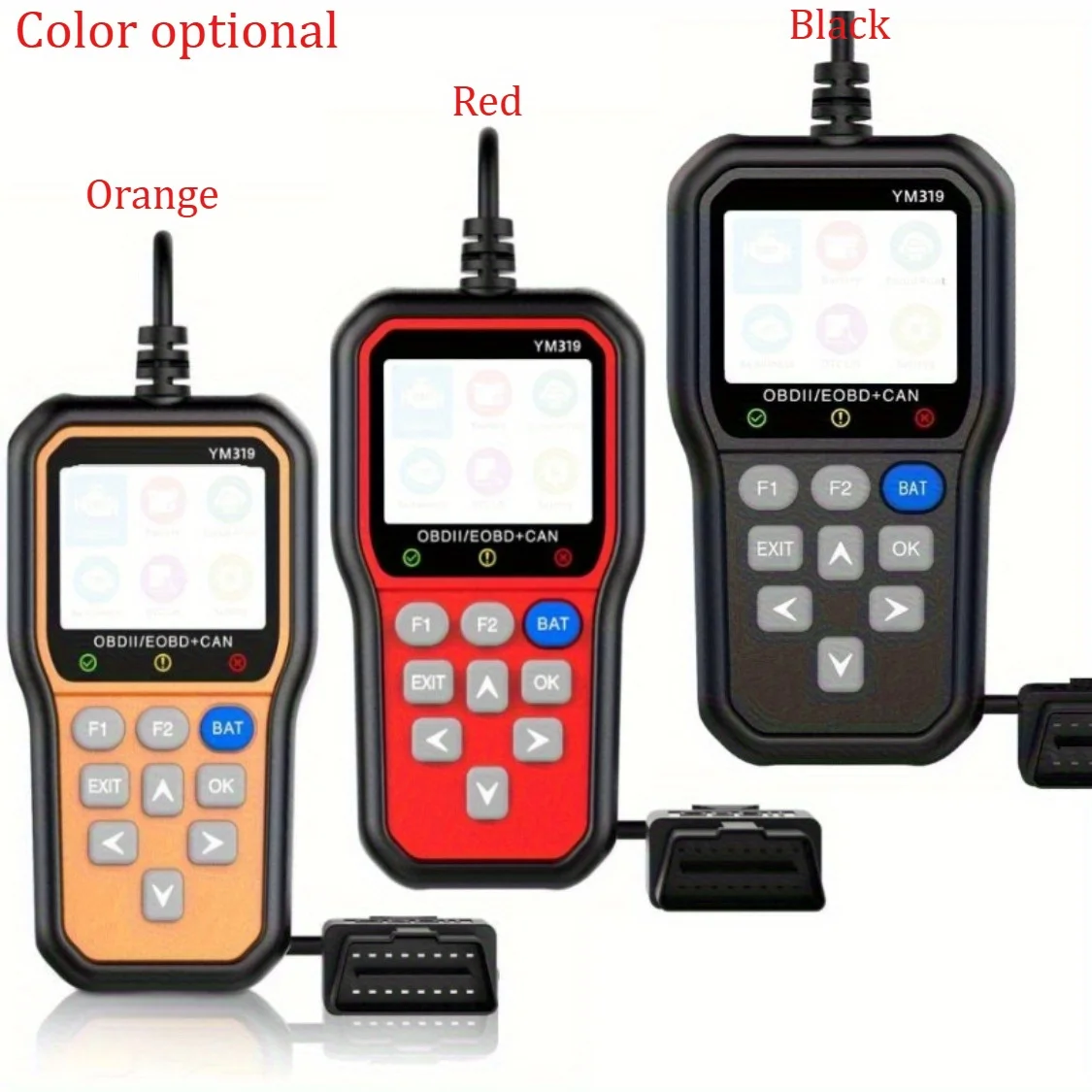 

Сканер и тестер OBD2 2-в-1 | Проверка считывания/прозрачных кодов освещения двигателя, тест 12 В, состояние заряда