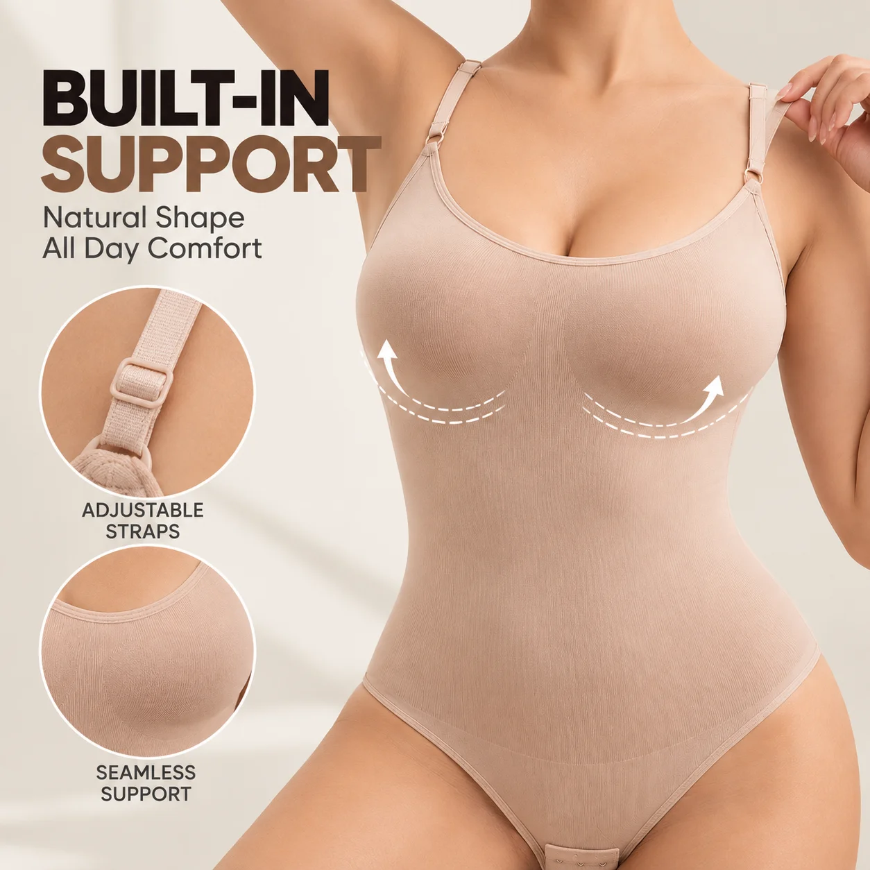 Bodysuit pembentuk tubuh wanit - Shapewear Bodysuit Firm ulasan dan harga