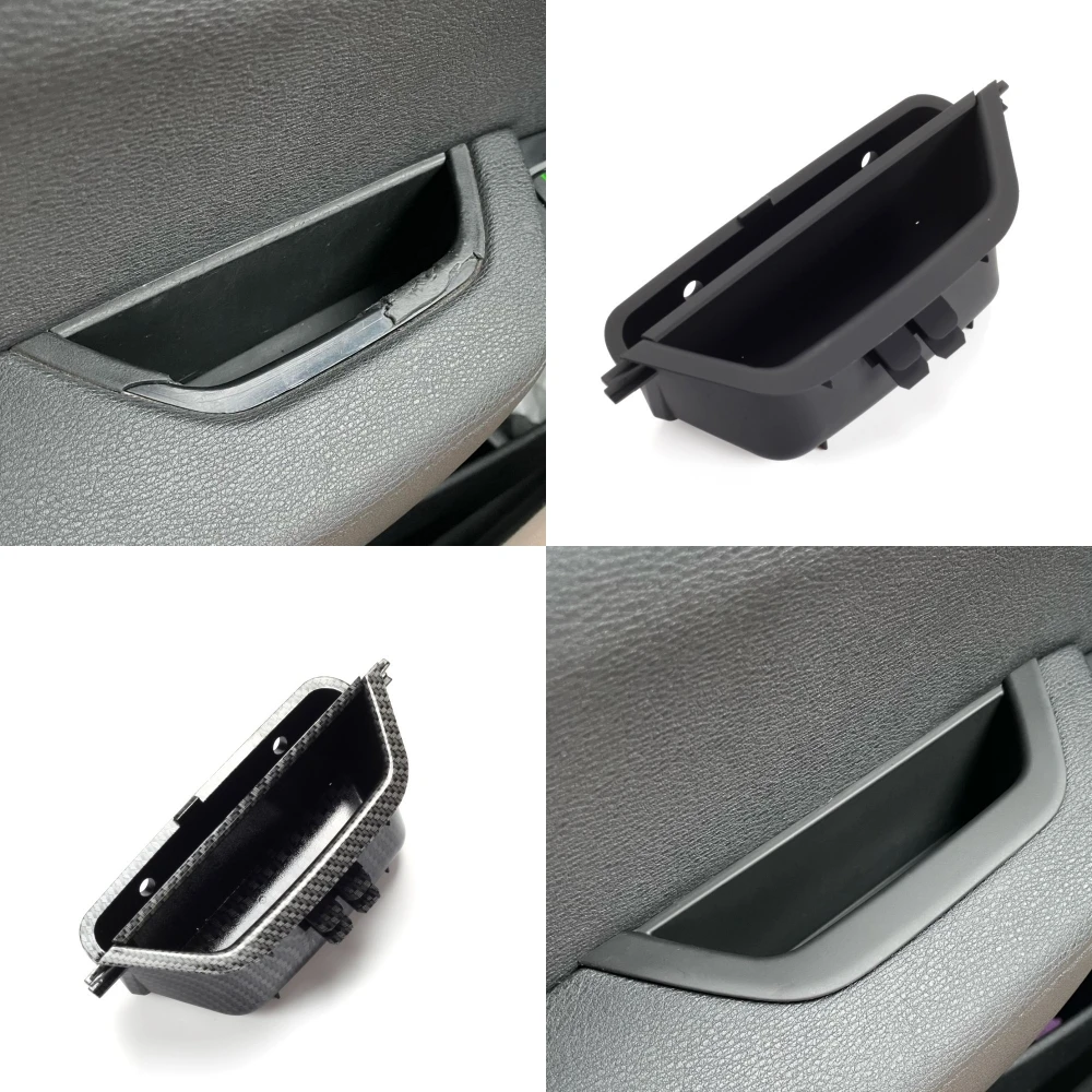 Manija de puerta de conductor Interior LHD RHD, reposabrazos, Panel de almacenamiento, cubierta de caja para BMW X3 X4 F25 F26 2011 2012 2013 2014