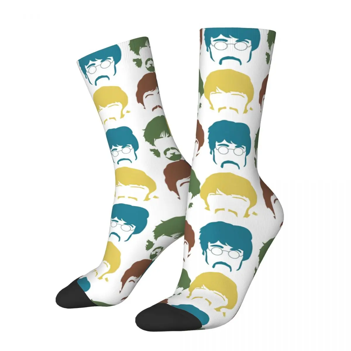 男性と女性のためのカスタマイズされた滑り止めソックス,新しい,ヘビーメタルロック,サイクリング,高品質,春