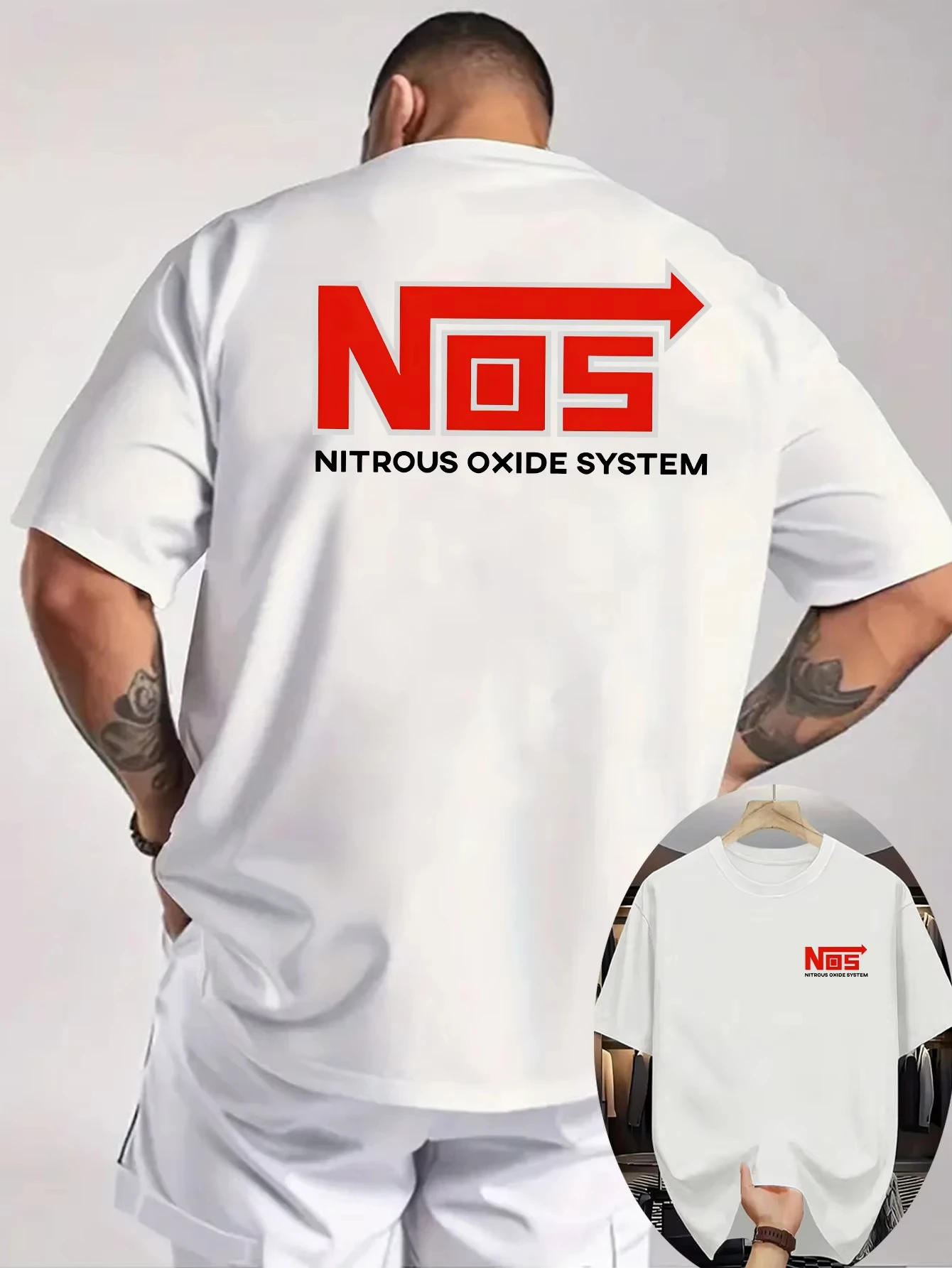 The New Summer Men Casual Round-neck T-shirt Top Features NOS Nitrogen System Patterns Printed Men Women and Kids T Shirt