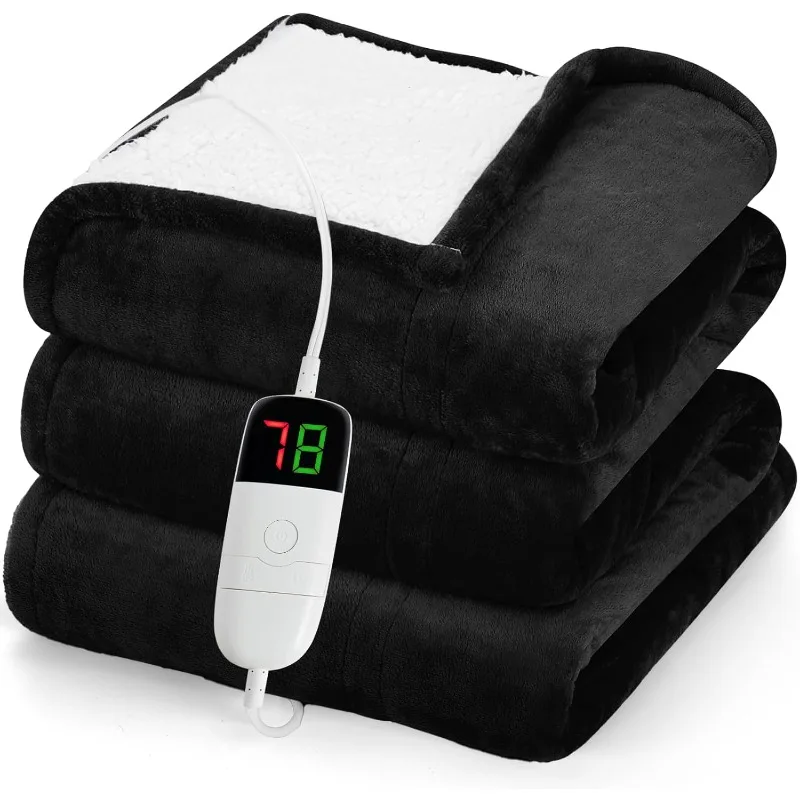 Heated Blanket Electric Throw 50