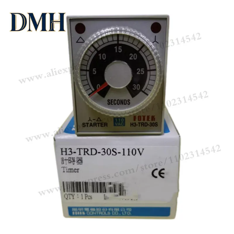 

Многофункциональное реле времени Dmh .Authentic Original H3-TRD-30S H3-M1 M3 M6 H3-FK-M3 220VAC 24VDC 380VAC 110VAC Таймер