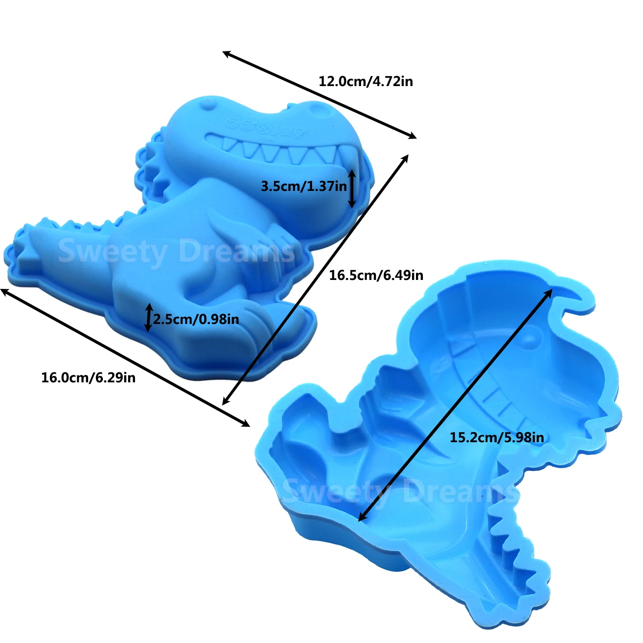 3D Animals Dinosaur Silicone Cake Molds Chocolate Jelly Fondant Mould Tray Pastry Baking Pan Cake Decorating Tools