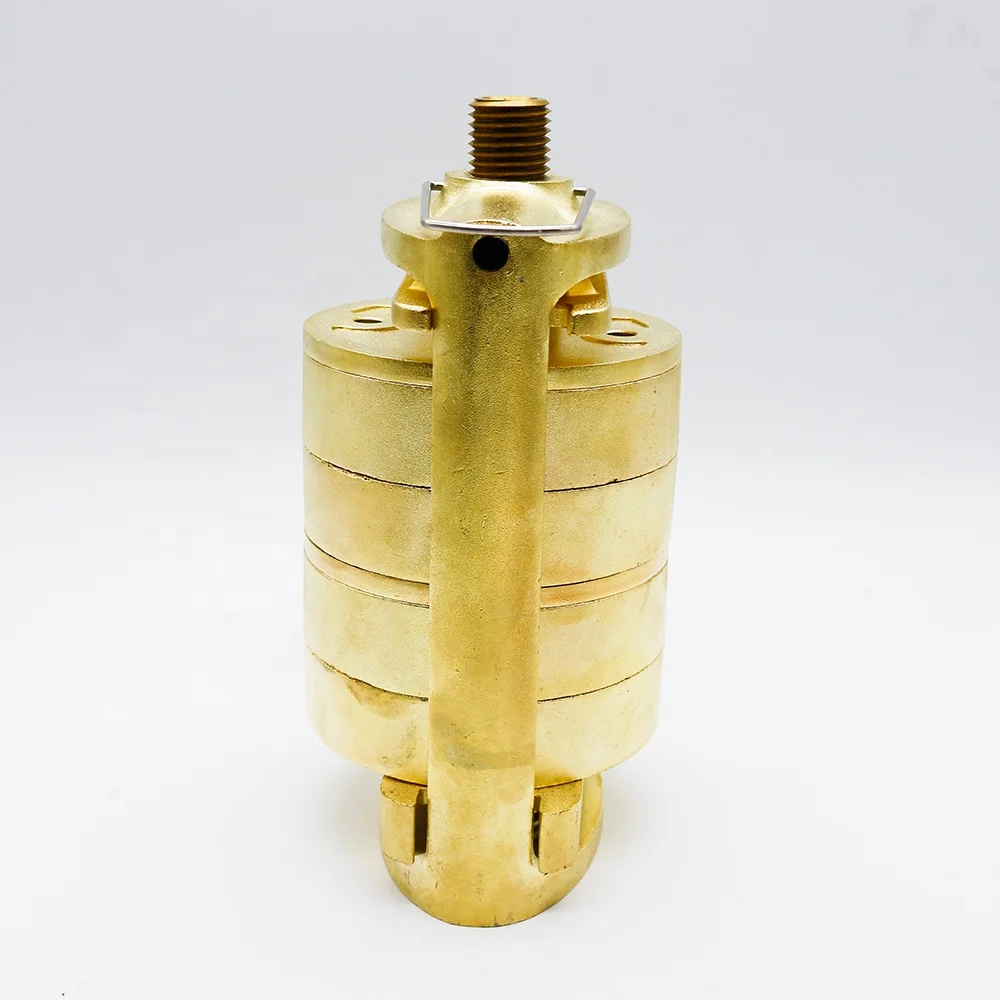 Laboratório profissional de duas camadas tanque duplo bronze manipulador dentadura frasco imprensa compressa com chave e alça