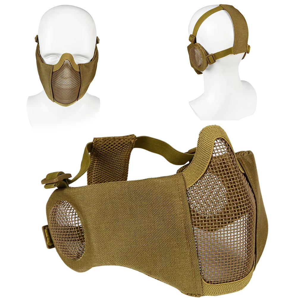 شبكة فولاذية نصف قابلة للتعديل منخفضة الكربون واقية للصيد في الهواء الطلق باللون الأسود