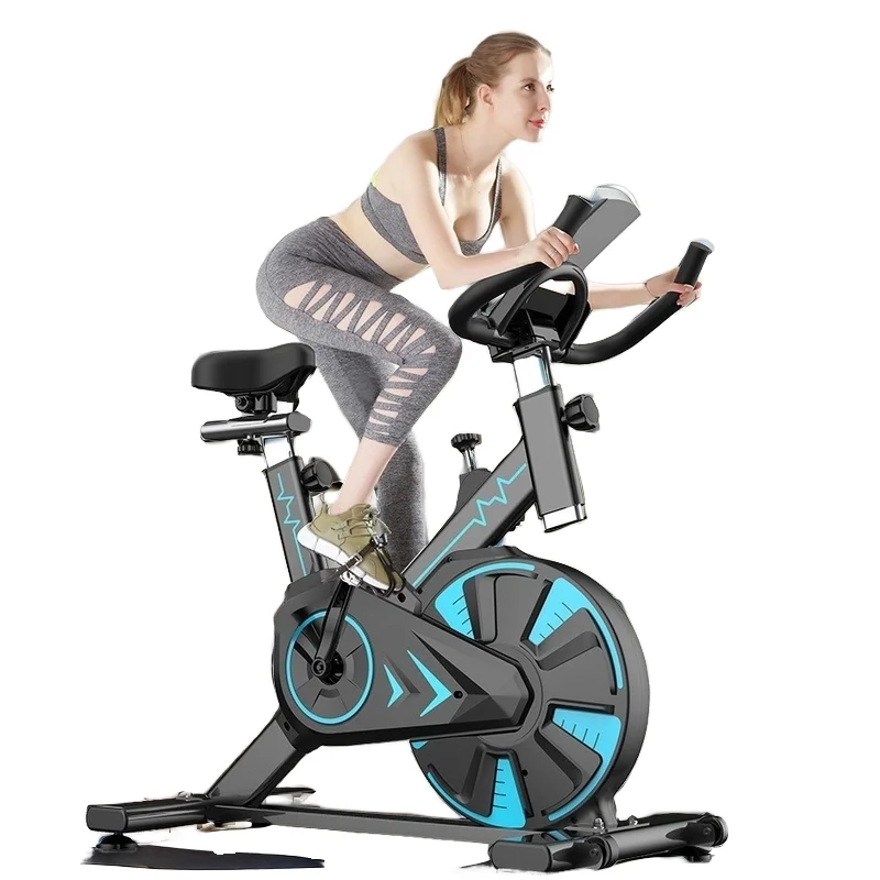 Bicicleta Ergométrica Móvel para Academia, Fitness e Musculação, Equipamento de Exercício Indoor para Casa
