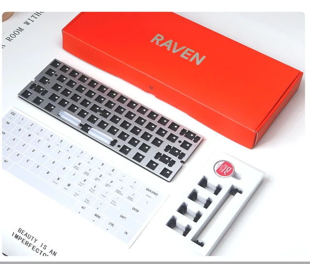 raven61 カスタム Raven61 磁気軸キーボードインナーコンテナ PCB クイック