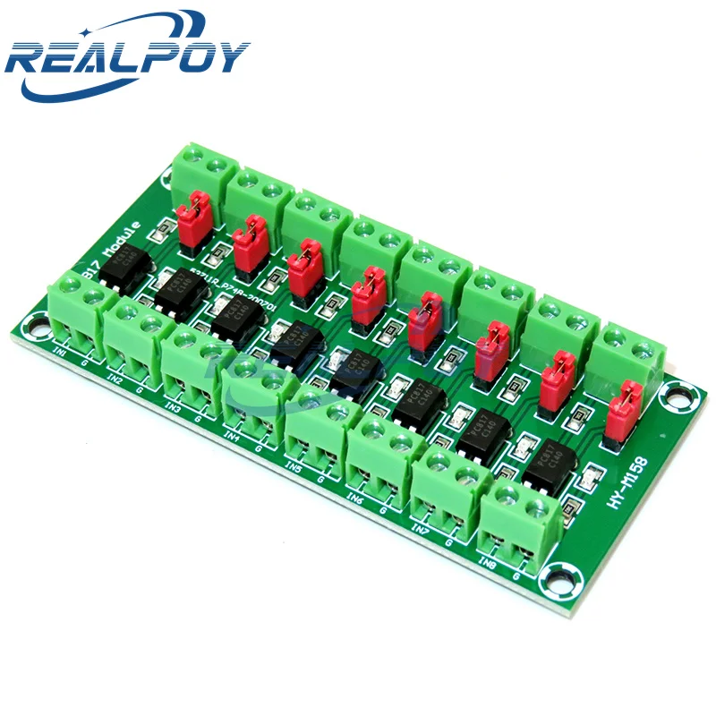 PC817 2 4 8 Channel Optocoupler Isolation Board Voltage Converter Adapter Module 3.6-30V Driver Photoelectric Isolated Module image 3