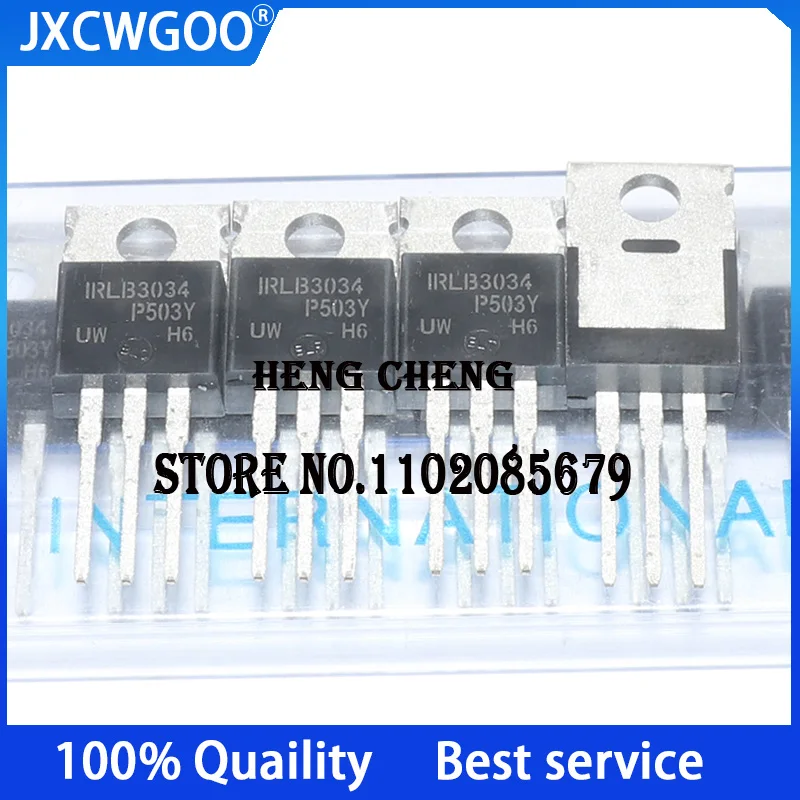 10PCS 100%New Original IRLB3034 IRLB3034PBF TO-220