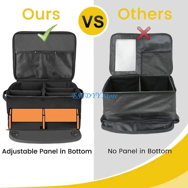 G6DE Polyester Golf Trunk Multiple Compartments for Storage Water Resistant