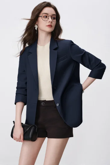 High‑end Cross‑border Women's Blazer, Loose‑fit Business‑style Casual Suit Jacket