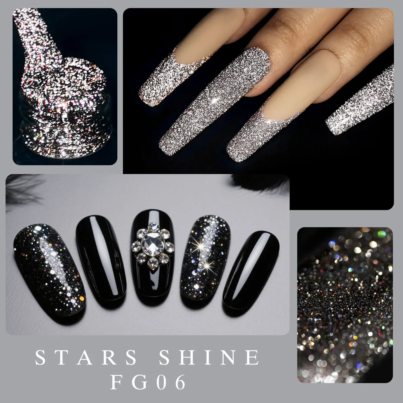 Canni reflexivo glitter gel unha polonês venalisa fornecimento brilho disco gel embeber fora uv led gel de unhas super laser semi permanente