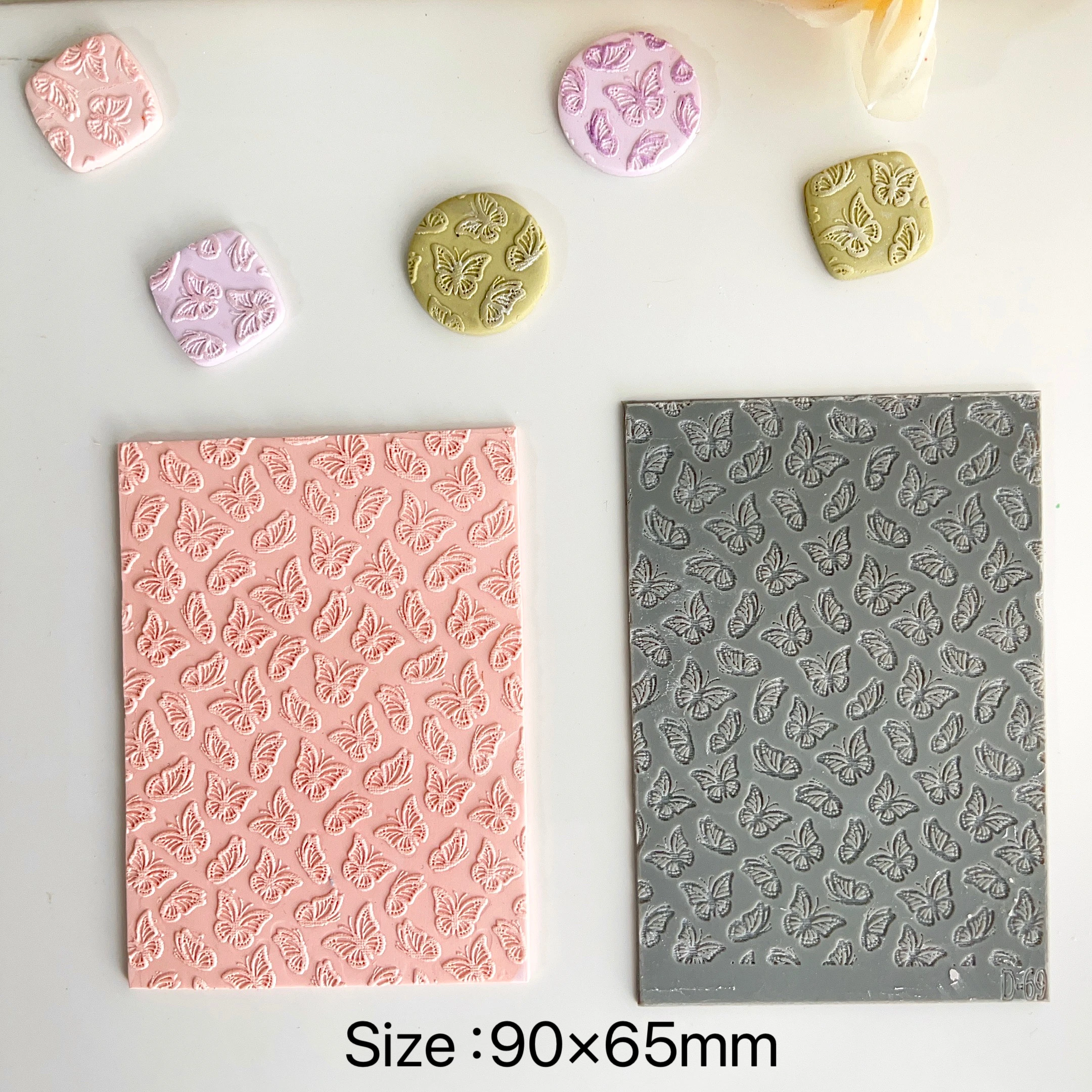 Polymer Clay Texture Sheets, Clay Texture Mat for Making Earrings Jewerly, Polymer Clay Earrings Tools  Polymer Clay Earring