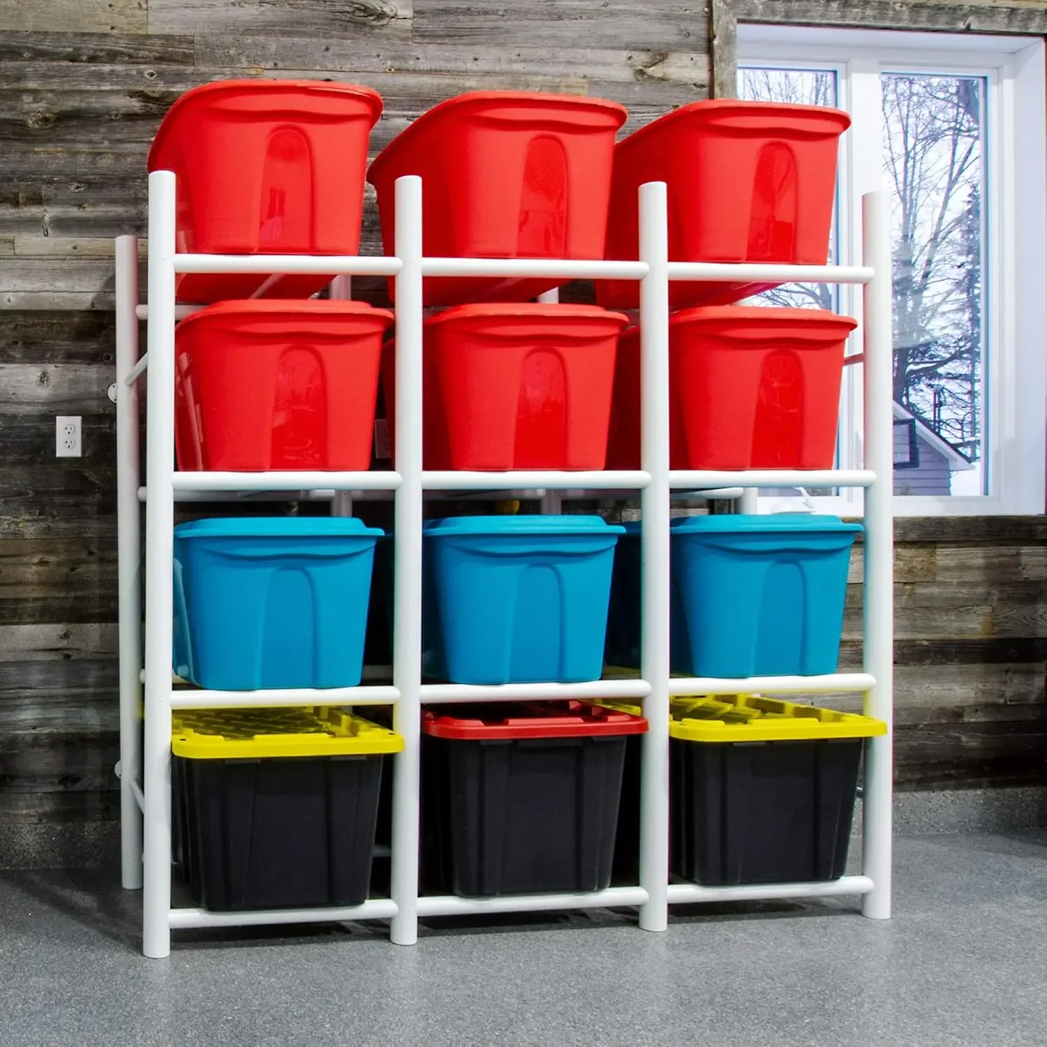 Warehouse Rack - 12 Totes