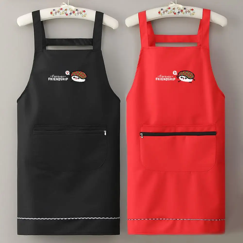 Waterproof Cooking Apron Pvc Women Men Oil-proof Kitchen Apron Japanese Korean Style Baking Cooking Housework Cleaning Apron