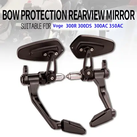 Motorcycle Accessories for Voge 300R 300DS 300AC 350AC 300 R 300 DS 300 AC Modified Reflective Mirrors Handguards Protection Cnc