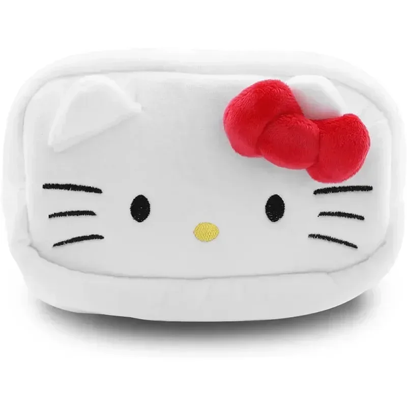 Cute Hello Kitty Cat Plush Pencil Case Bag Makeup Cosmetic Make Up Bag Cute Cartoon Girl Heart Portable Makeup Bag Gift