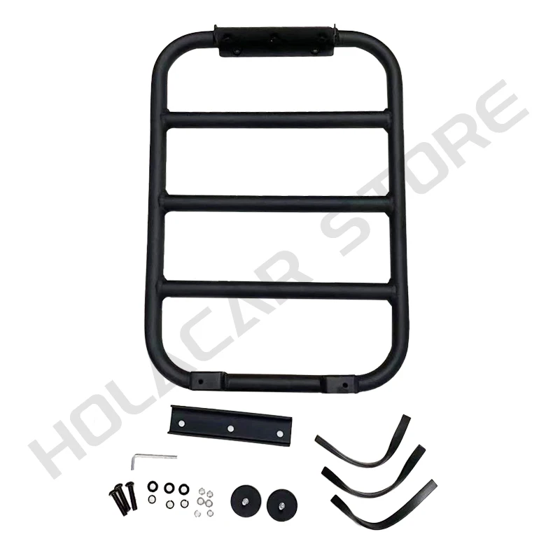 Car Side Window Extension Climbing Ladder Protective Frame Plus Oil Drum Bracket for Suzuki Jimny JB64 JB74 2019 2020 2021 2022