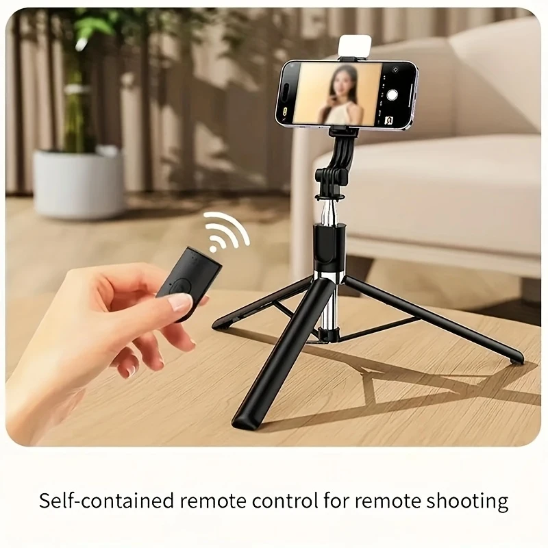Professional Selfie Stick Tripod 68 Inch Extendable with Wireless Remote 360 Rotation Stable Anti Shake Travel